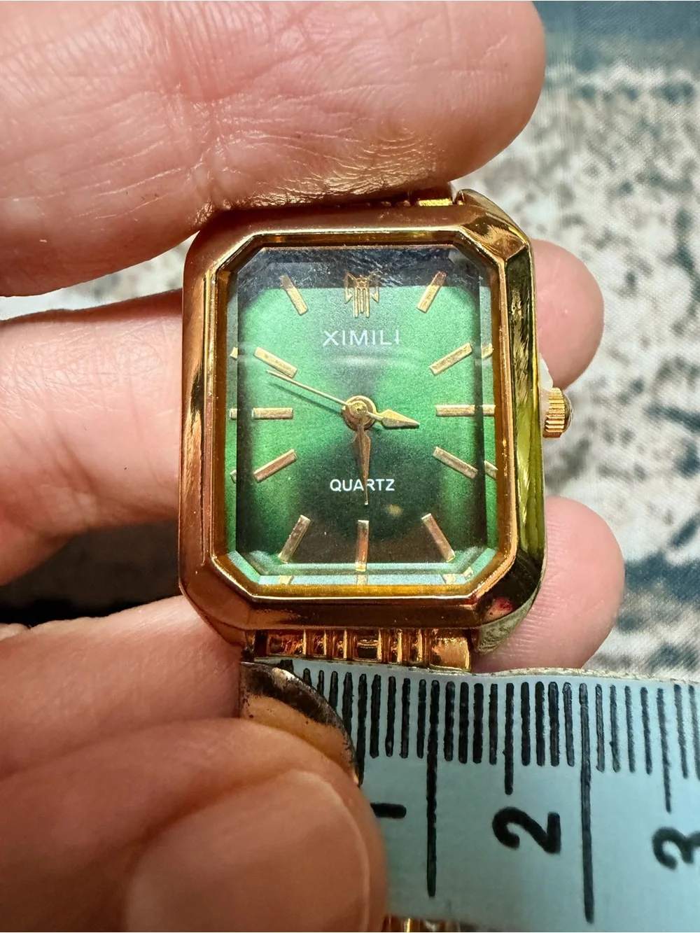 🆕‎ Gold & green new watch adjustable band